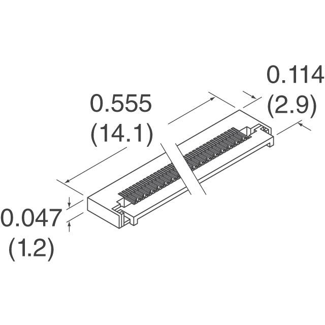 1-2013496-6 TE Connectivity AMP Connectors  FFC FPC (Flat Flexible) Connector Assemblies